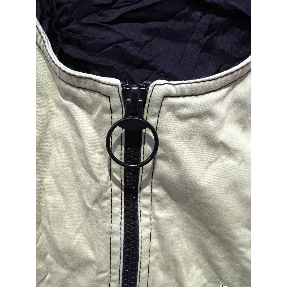 Vintage Maggy London Size 8 Lime Green/‎ Black Long Slv Full Zip Casual Jacket